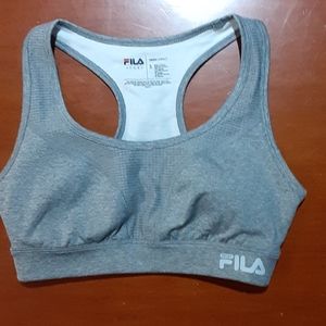 Fila high impact running bra. Gray size small.